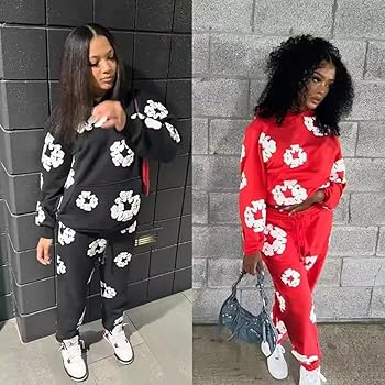 WangYangg Denim Tears Hoodies with Lining Women, Y2K Thick Hoodie with Hood, Men, Hip Hop Baggy Streetwear Hooded Pullover, Thickened Jogging Bottoms, Foam Print, Velvet Sportswear, Tracksuit, : Amazon.co.uk: Fashion