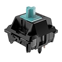 Vista 28 de JWICK Interruptores lineales negros definitivos, interruptor lineal JWK de 2.24 oz, 5 pines, interruptores RGB, interruptores mecánicos de teclado