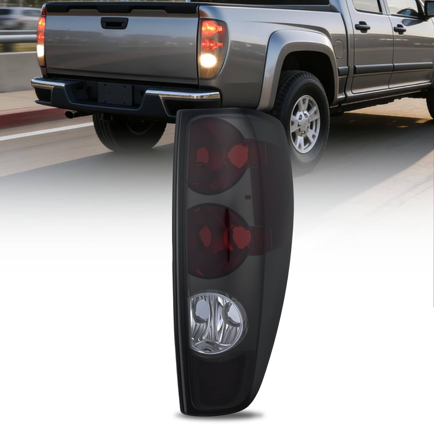 Nilight Taillight Assembly Compatible with 2004-2012 Chevy Colorado