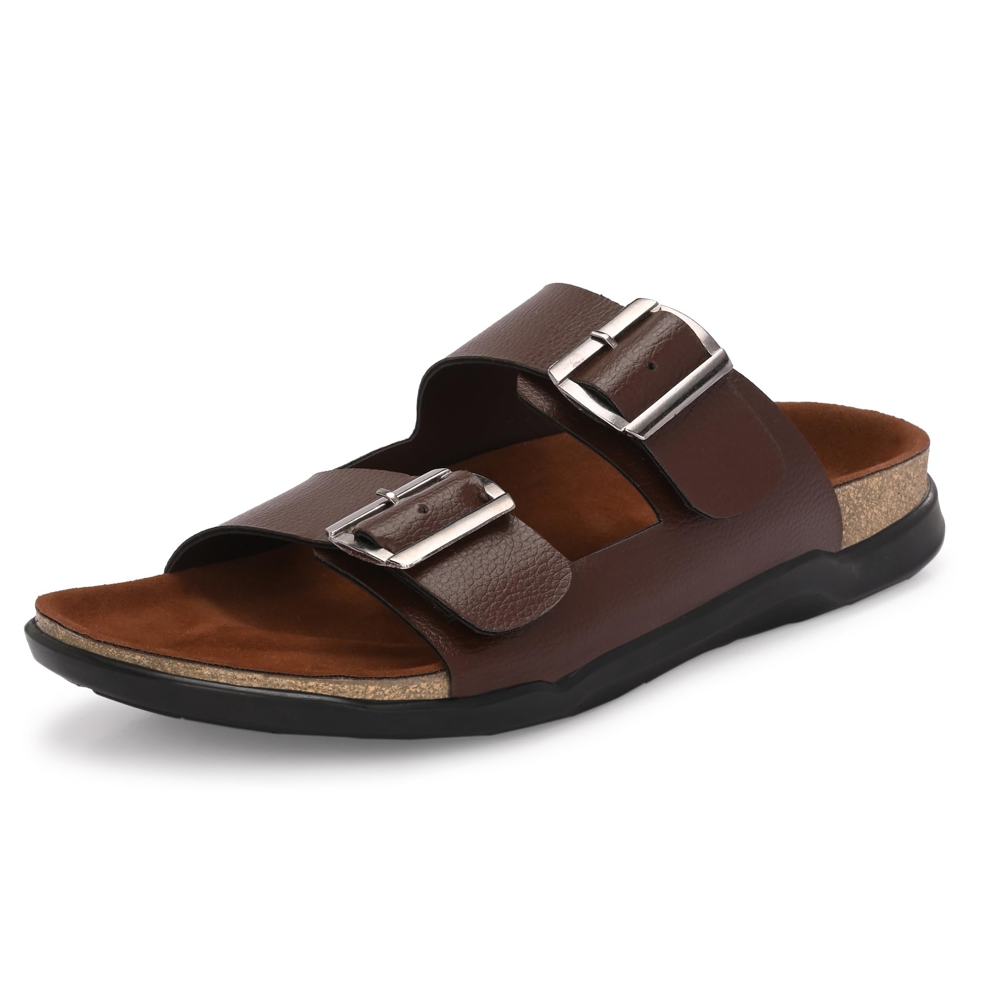 NEOVOGUE Brown Faux Leather Ethnic Slipper for Men - 7 UK (B0CF2HBYVY) Amazon Price History, Amazon Price Tracker