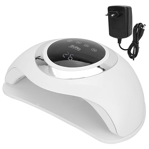 Lámpara de uñas, secadora de uñas de doble luz de 168 W, máquina de curado de uñas UV con inducción infrarroja para el hogar, salón de uñas,