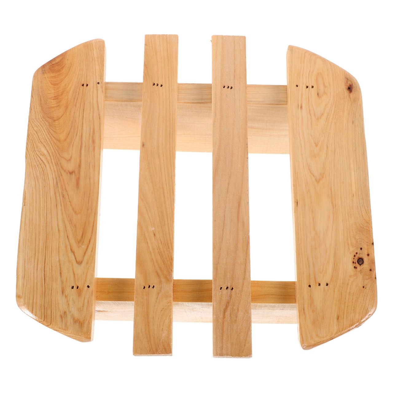 Taburete de madera beige para mayores: confort y cuidado junto a la cama y en la cocina