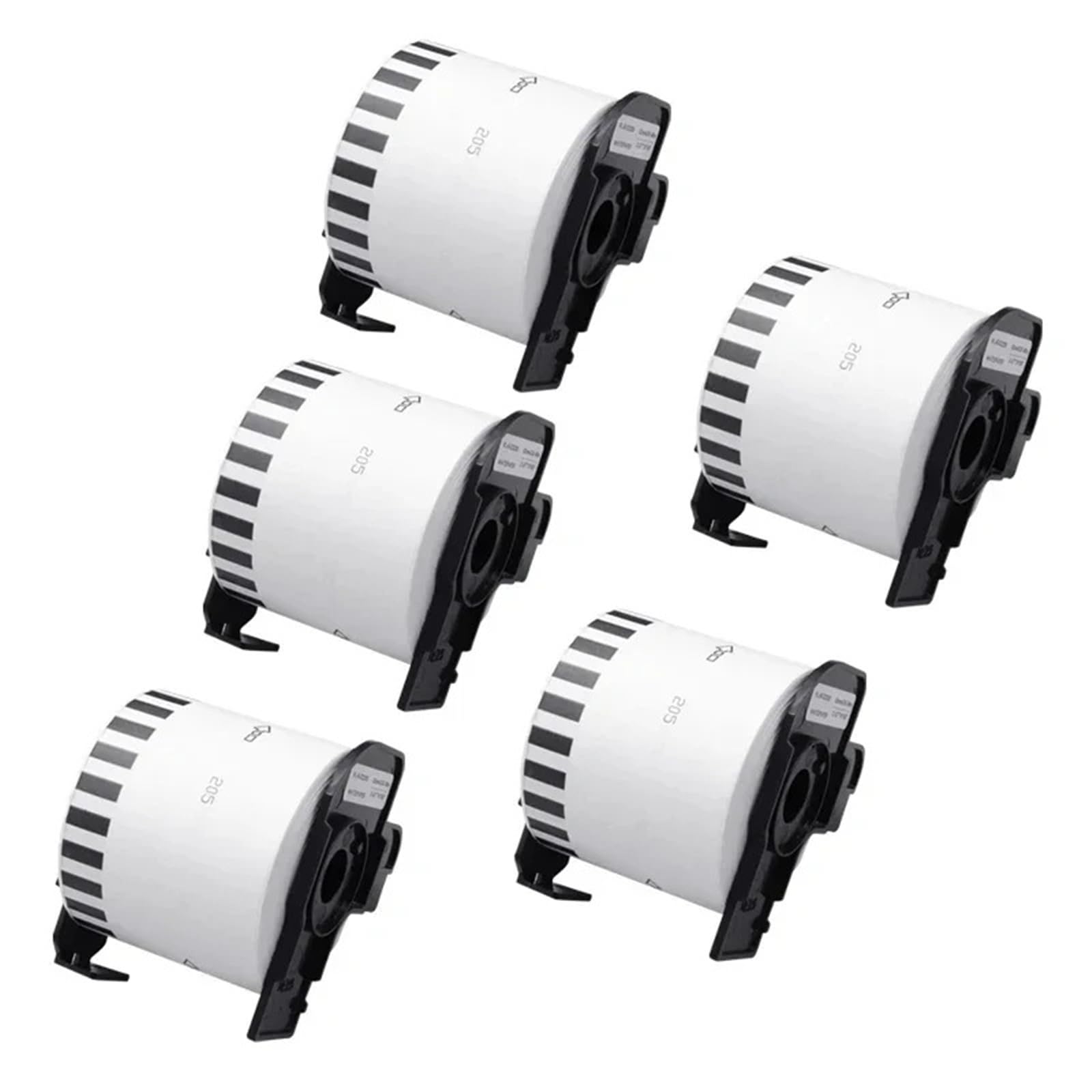 PrecisGear 5Rolls Compatible With DK-11234 11247 22211 22212 11209 Thermal Label Paper For QL-1100/1050N/720NW/800/810W/820NWB/1115NWB(5 Rolls DK-11247)