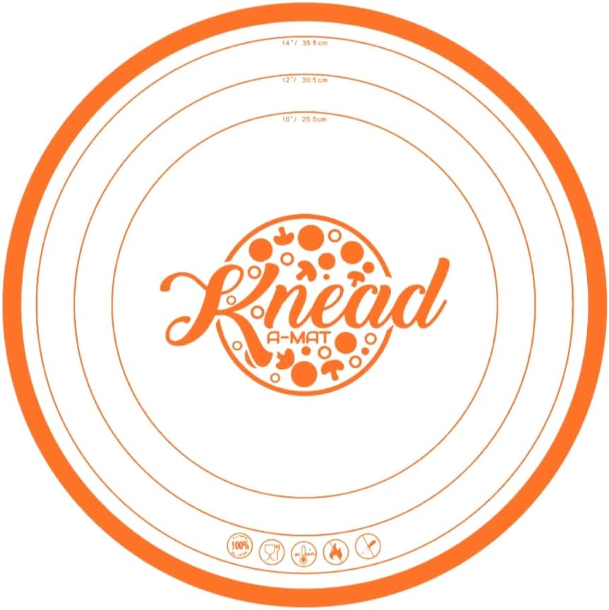Knead-A-Mat Large Round Silicone Dough Mat