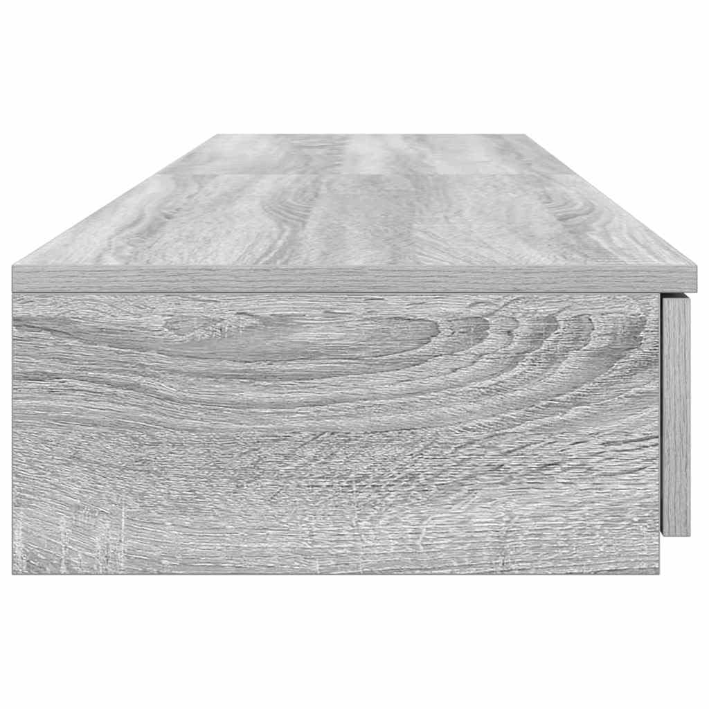 Fengshui Materiał drewnopochodny szuflady na łóżko 160 x 36,5 x 16,5 cm szare