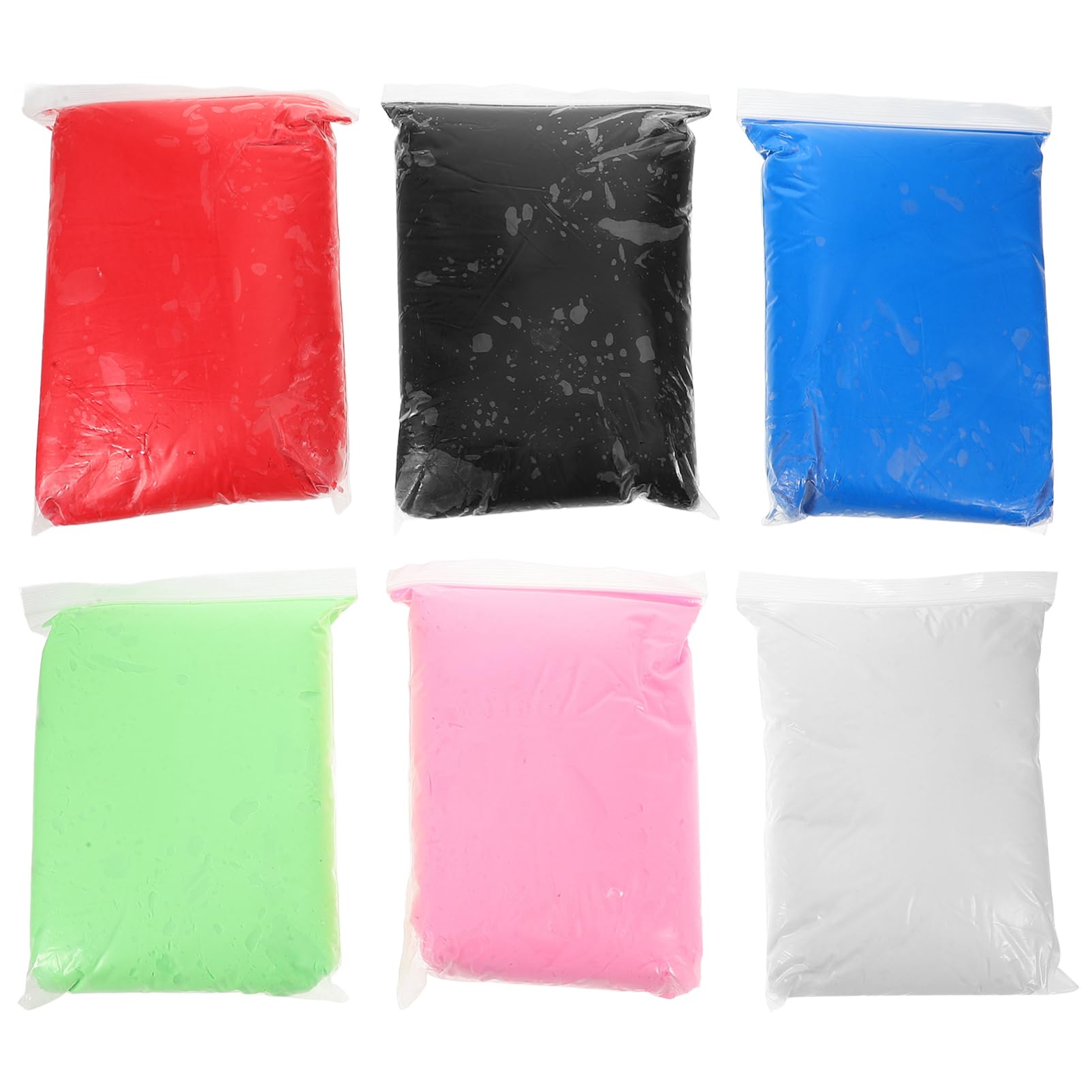 ERINGOGO 6borse Argilla Colorata che Si Asciuga all Aria Morbida per Ragazzo Ragazza Kit di Argilla per Lavori Artigianali Fai da Te Confezione di Leggera per Progetti Creativi