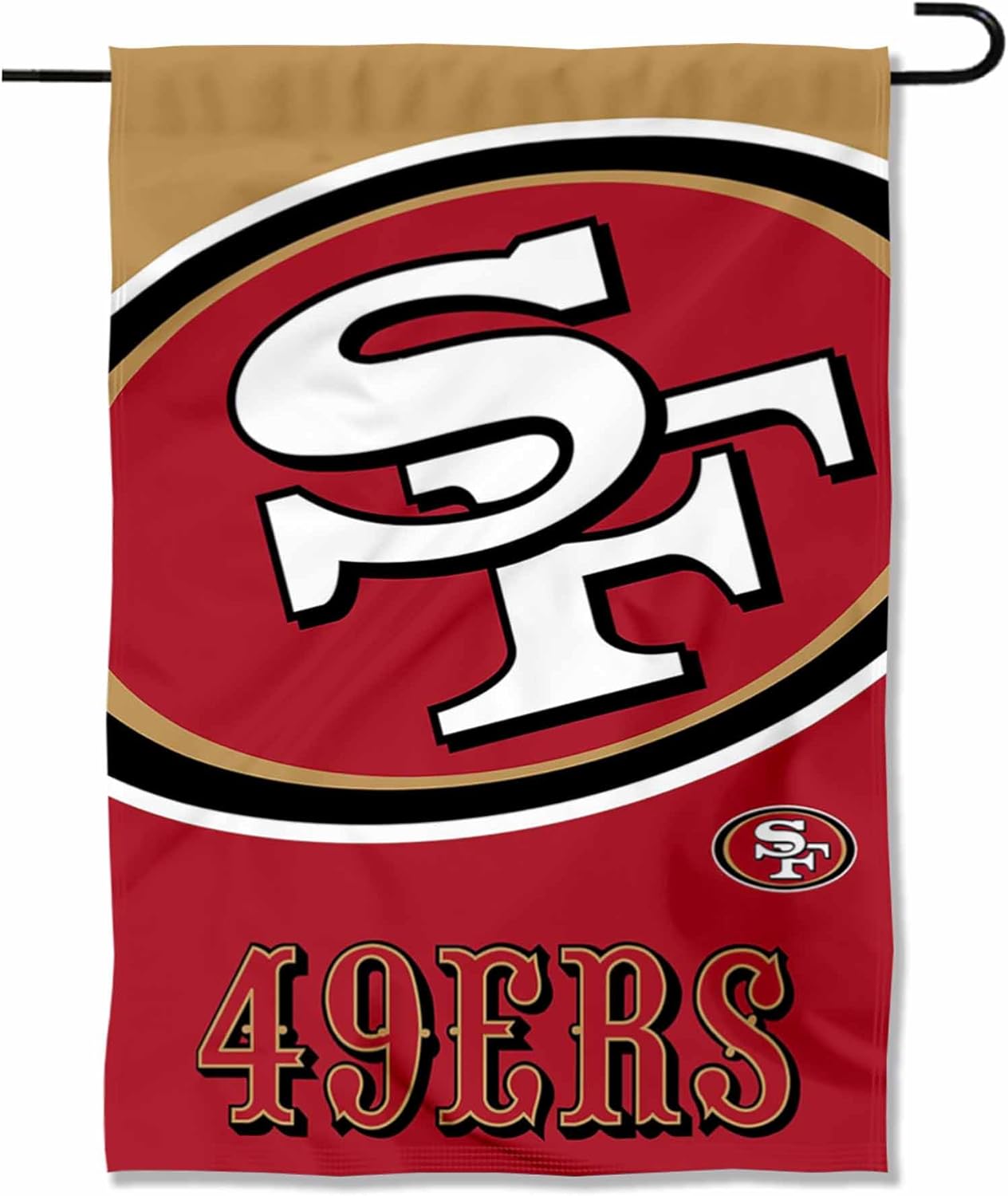 San Francisco 49ers Large Logo Double Sided Garden Banner Flag