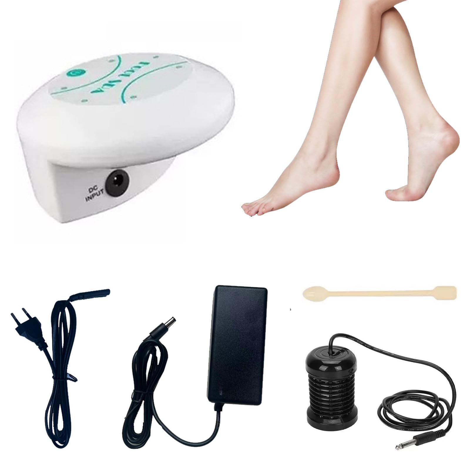 Bain de pieds ionique, détoxification par électrolyse, système de bain de pieds ionique portable, kit de bassin de soin des pieds