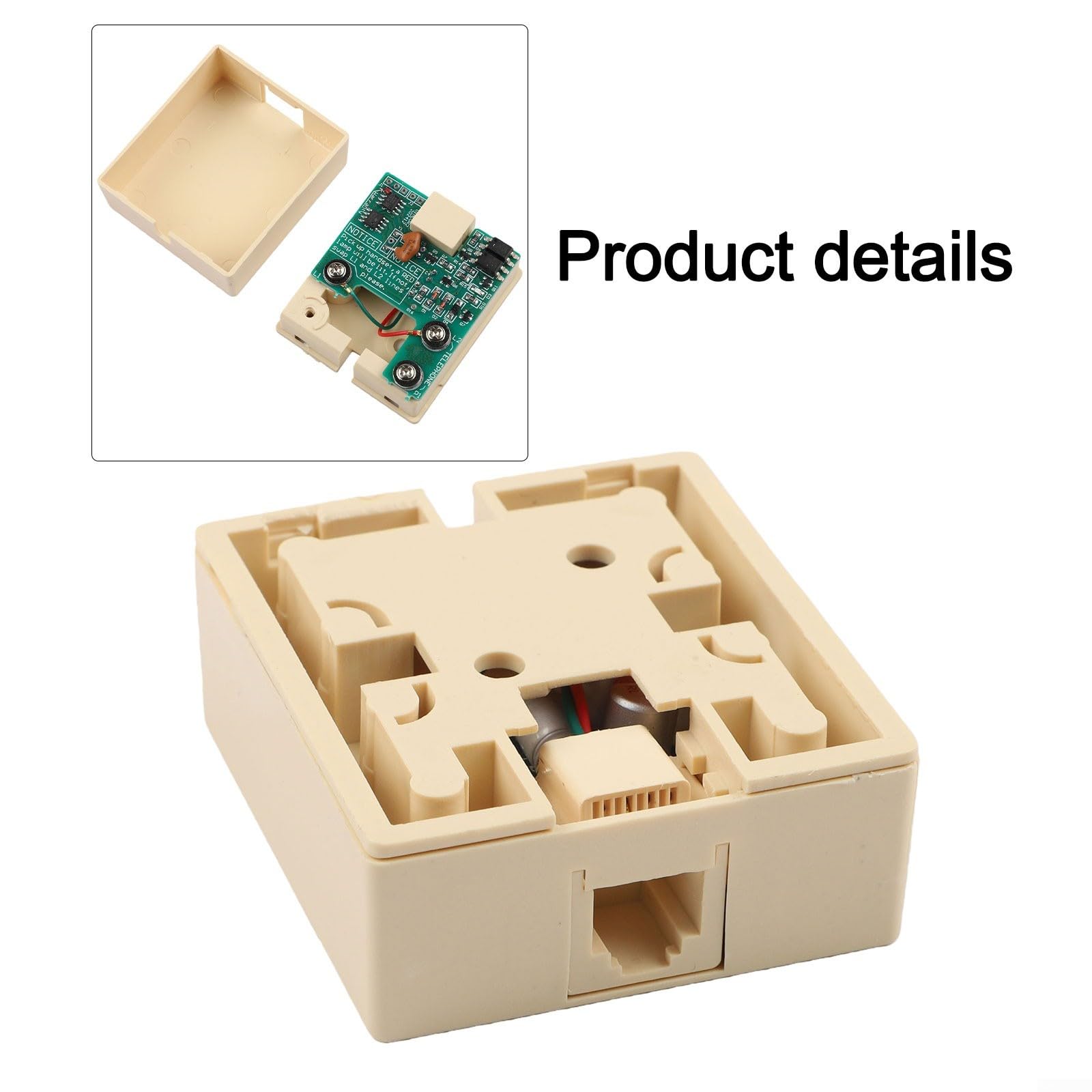 Convertitore da impulso a doppio tono per telefono con quadrante, adattatore di segnale in materiale ABS per sistemi telefonici moderni, design compatto nero per uso domestico e ufficio