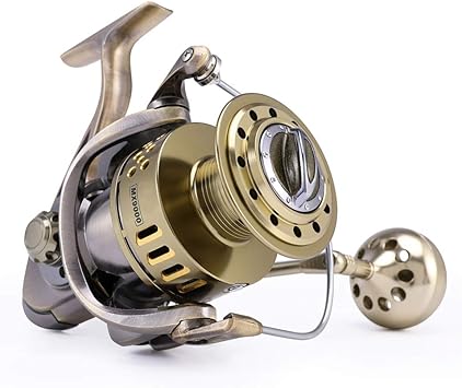 Amazon Murakush スピニングリール 釣り 釣り 40kg強い制動力金属製ホイール 高強度 海水プルーフ リール ストリームト ギャップレス 投げ釣り 淡水釣り ハンドル左右交換 鉄板 ゆっくり振る ボート釣り ロングショット 5000 Murakush スピニングリール