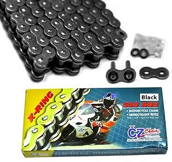 CZ Chains (CZ530150BLK Black 530-Pitch 150-Link SDZ X-Ring Chain