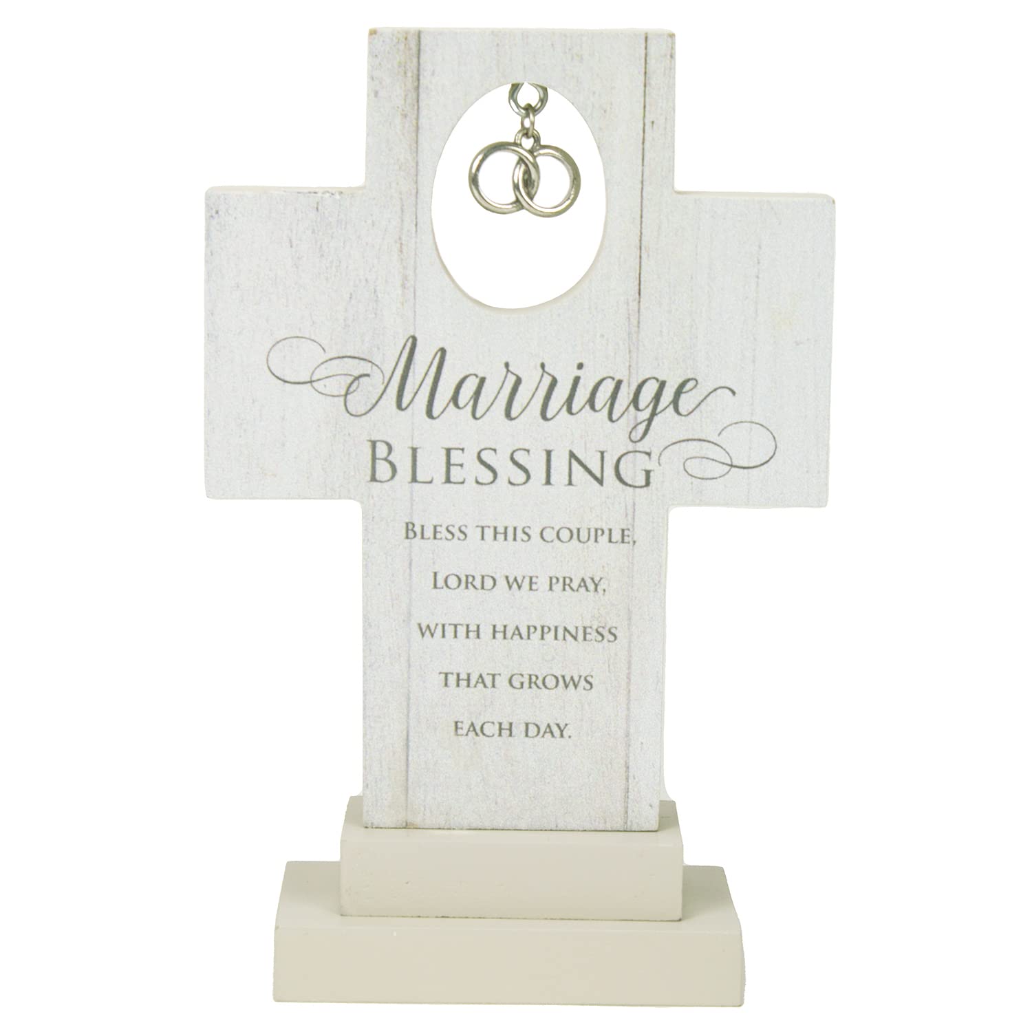 Cathedral Art, One Size, Standing Cross-Marriage Blessing, Multicolored, Multi