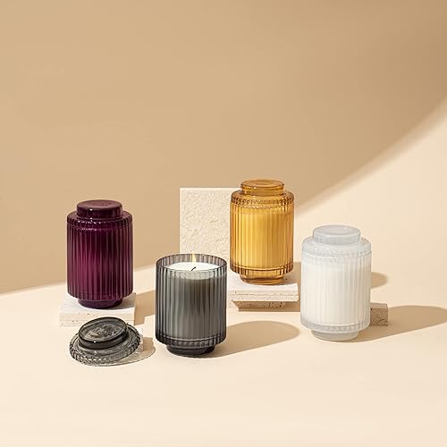 Miniatura 30 de LA JOLIE MUSE Velas perfumadas para el hogar, vela perfumada de peonía de maracuyá, cera de soja natural, 80 horas de combustión, velas de regalo