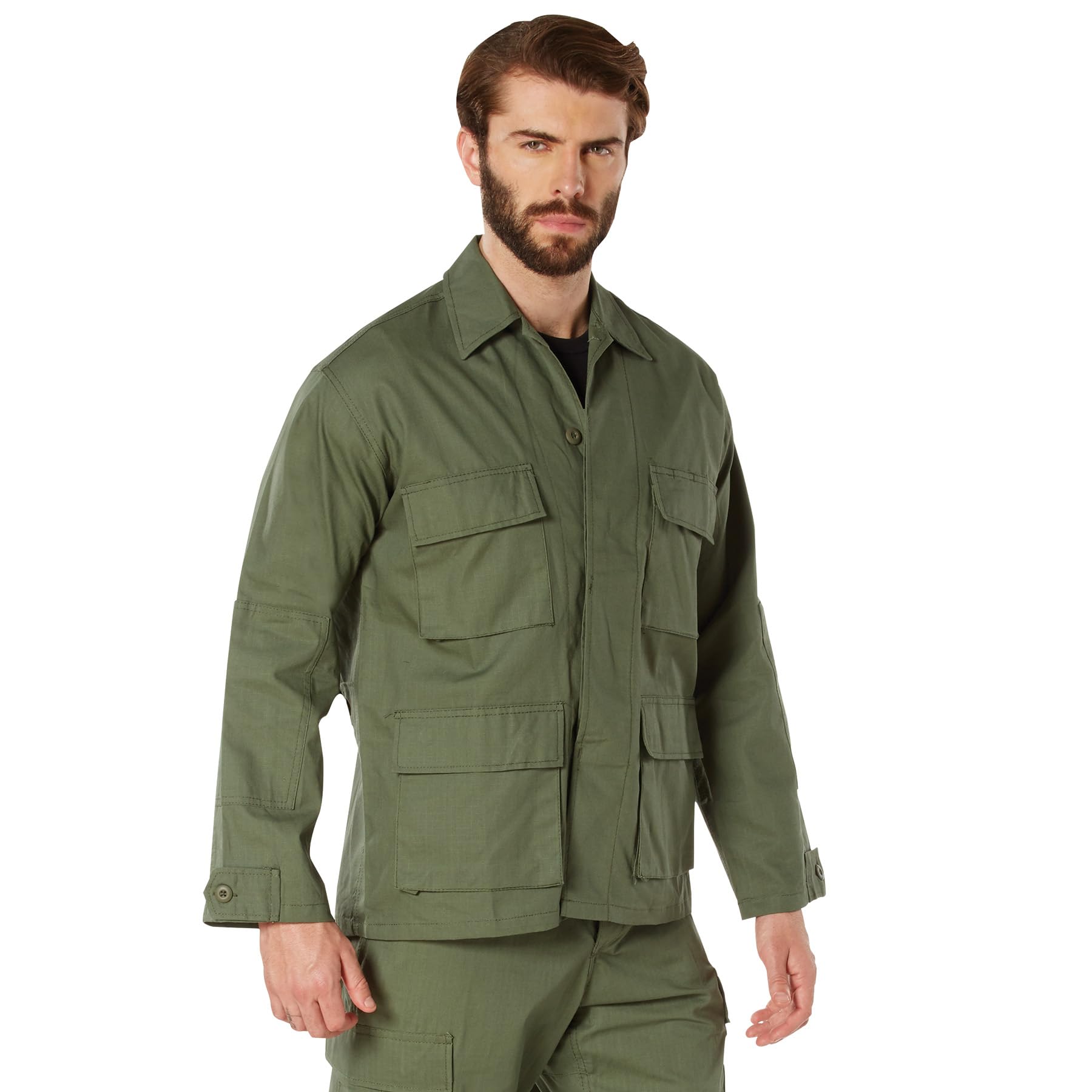 Rothco Twill BDU Shirt, Olive Drab, S
