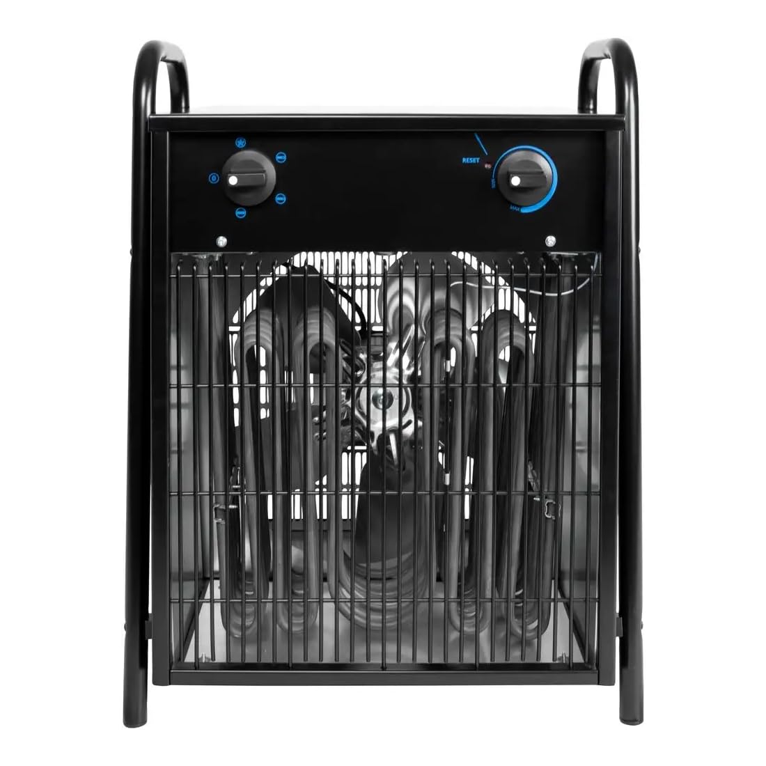 Calentador eléctrico Güde 85014 GH 15 EV, 15 kW, 400 V, negro