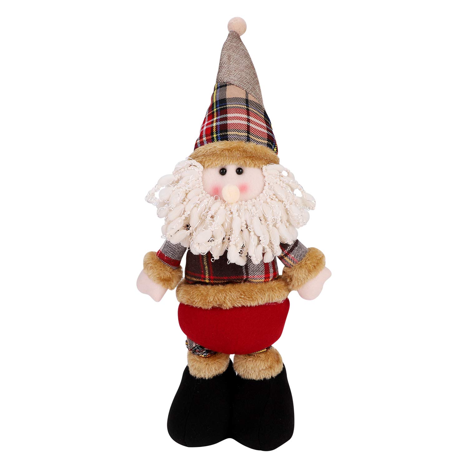 XINCHIA Large Christmas Doll Figurine 20'' Adjustable Telescopic Christmas Figures Decorations Standing Dolls Santa Claus Figurine Snowman Elk Doll Ornaments with Telescopic Legs Winter Table Decor - Image 2