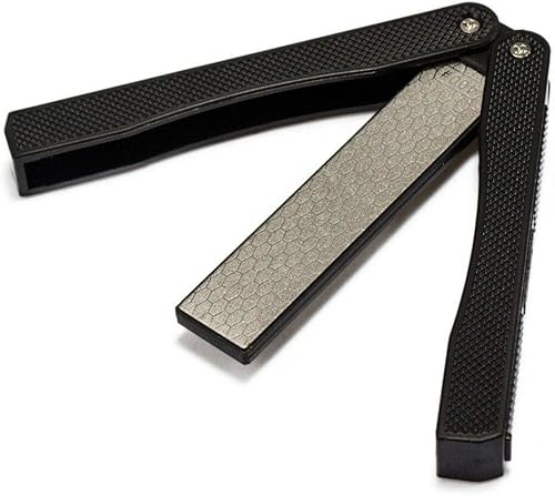 Afilador portátil de doble cara de piedra de afilar de piedra de afilar de diamante