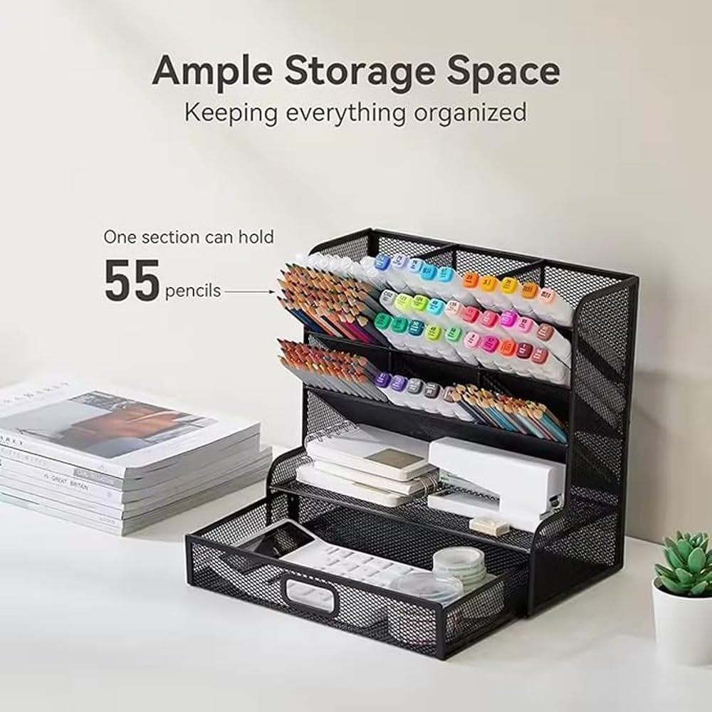 Organizador de carpetas para accesorios de escritorio y organizador