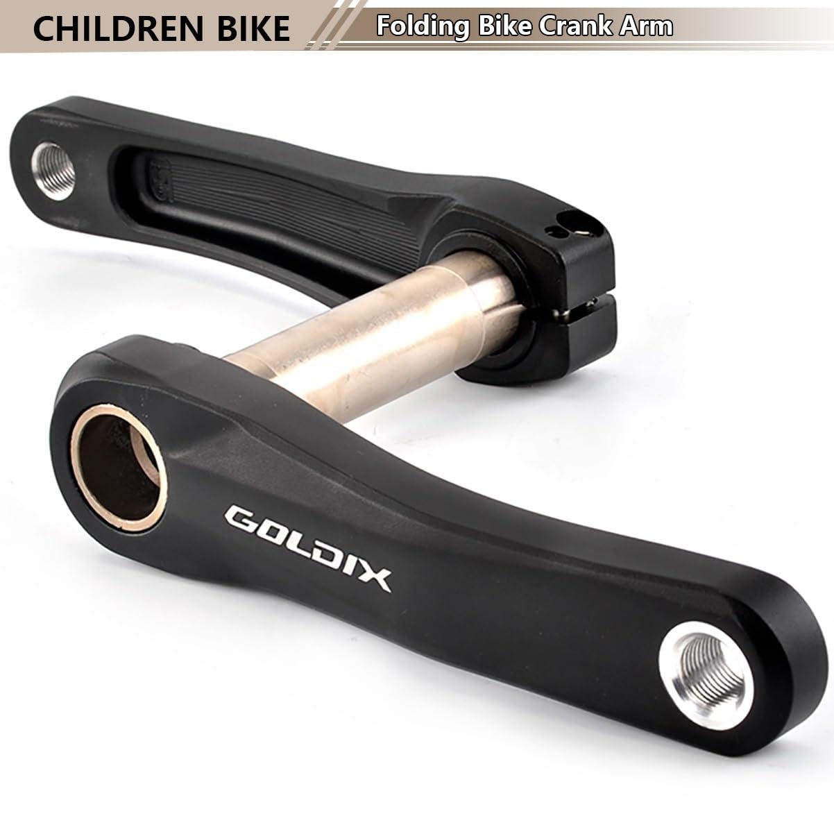 110/127/140/150/155/160mm Bielas para Bicicleta GXP Aleación De Aluminio Hollow Integrated Brazo Izquierdo Y Derecho Juegos De Bielas Plegables para Bicicletas