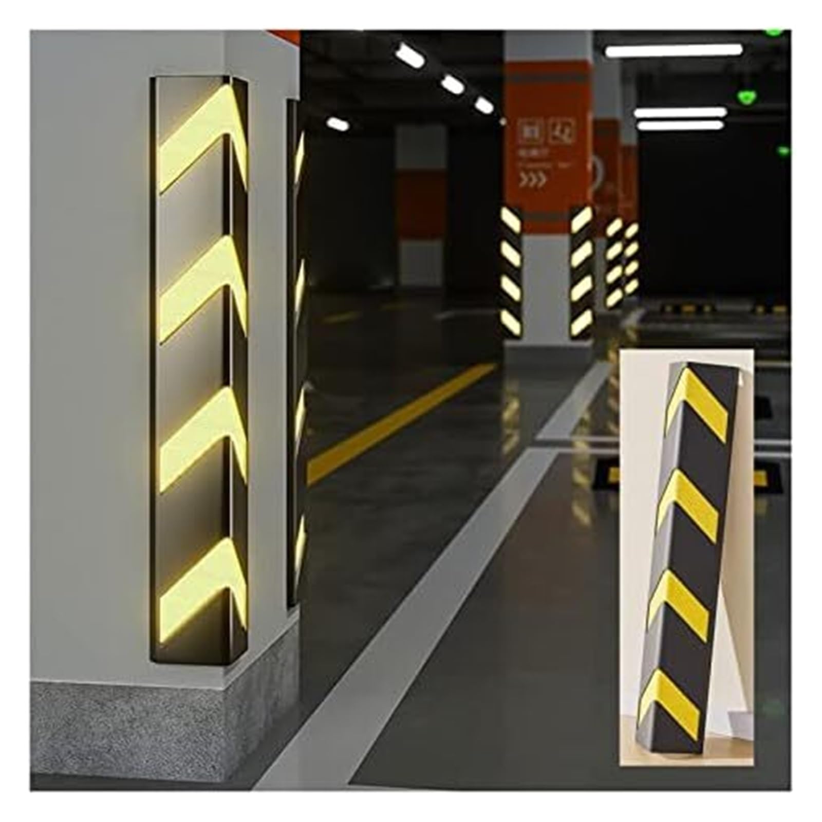 Protections d'angle de mur Worhops en caoutchouc épais haute résistance x10