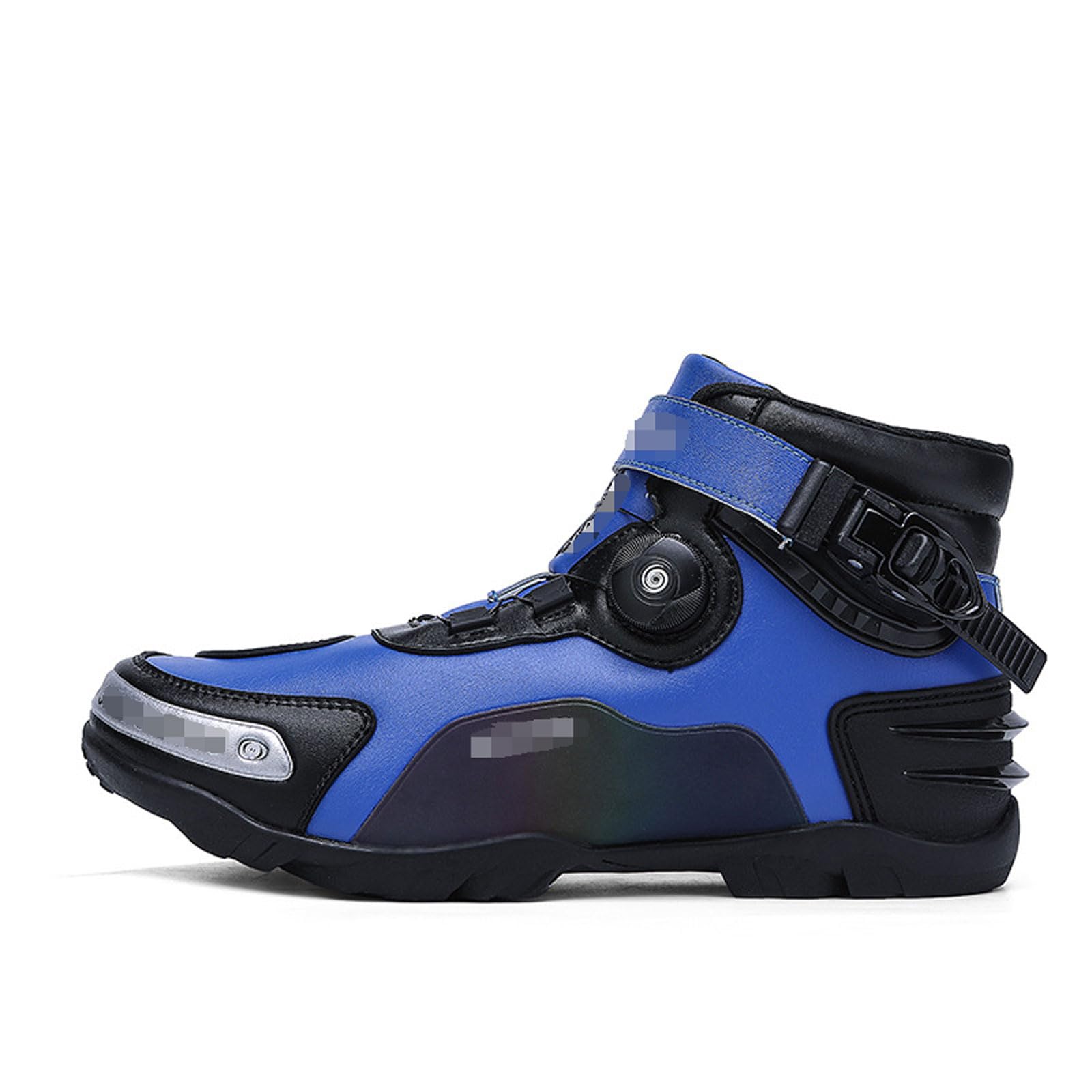 Botte moto cross respirante avec semelle en caoutchouc antidérapante pour homme et femme