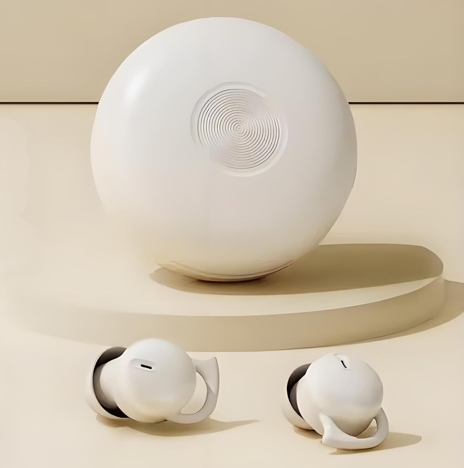 Sleep Earbuds Wireless, Invisible Earbuds Bluetooth 5.3, HiFi Sound, Waterproof Mini Sleep Earphones with Ultra-Lightweight Design for Side Sleepers, Comfortable Fit/Natural Noise Blocking (Pink)