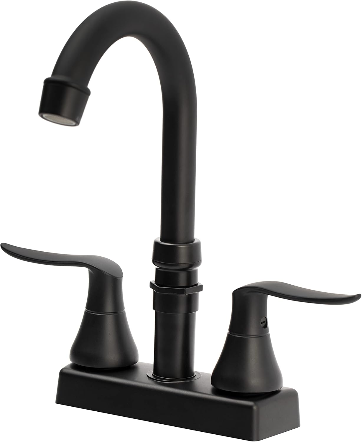 Dura Faucet Elegant RV Bar Faucet with Quick Connect Spout (Matte Black)
