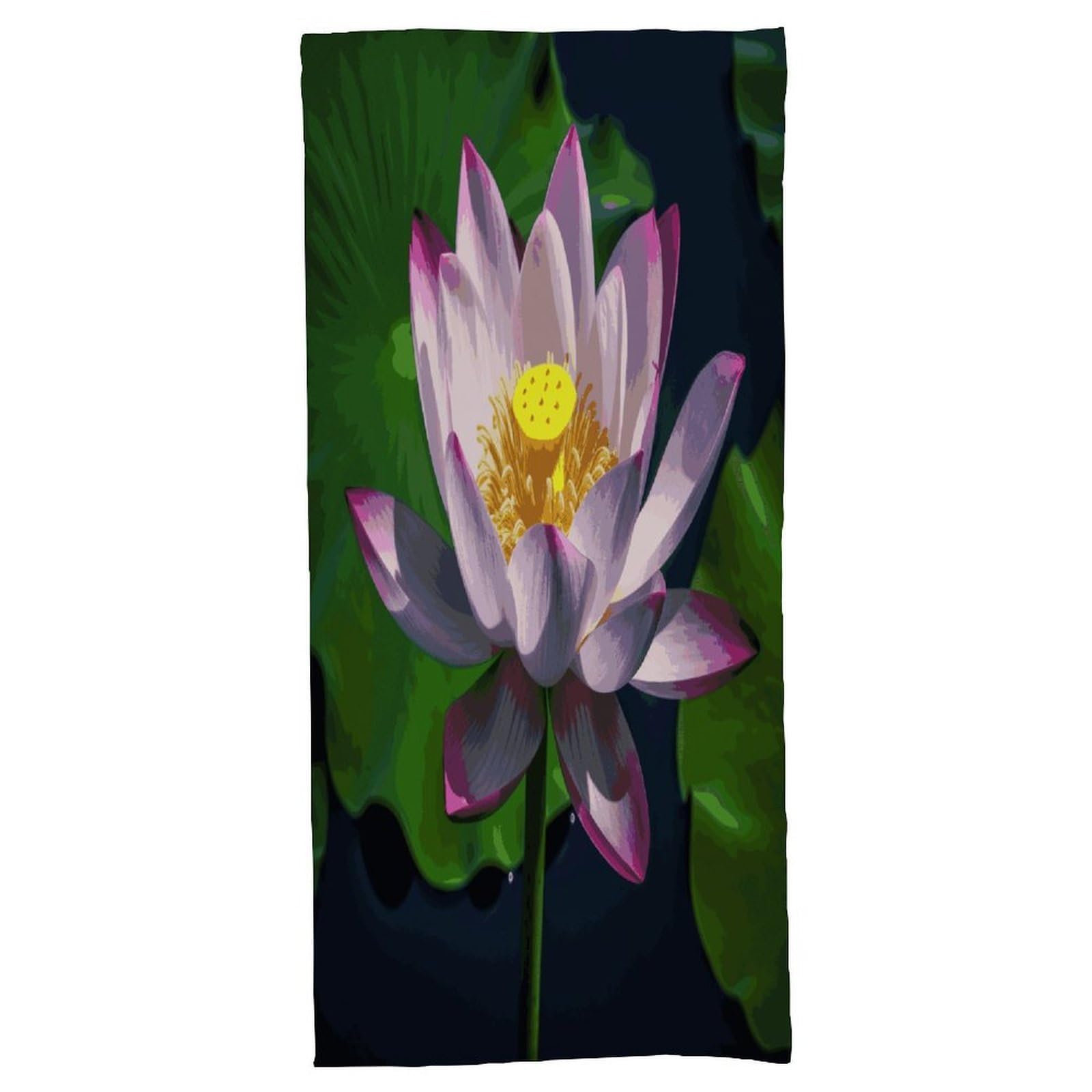 Fekiloot Men's Style Lotus2 Bath Towel Highly Absorbent,Beach Towels For Wo,Pool Towel Bathroom Essential For Beach,Gym,Travel, Camp