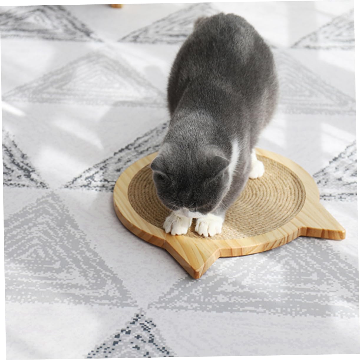 Katzenkratzbrett Aus Sisal Vertikales Kratzspielzeug Katzenkratzmatte Größe L Für Katzenzubehör