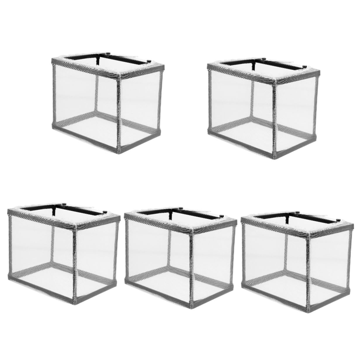 HANABASS 5stücke Aquarium Zuchtbox Für Babyfische Atmungsaktive Isolationsbox Mit Feinem Netz Sicher Und Praktisch Für Aufzucht Leicht Zu Reinigen Und Tragbar Für Aquarien Und