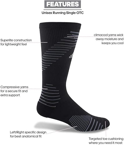 Miniatura 8 de adidas Calcetines para correr sobre la pantorrilla (OTC) (1 par)