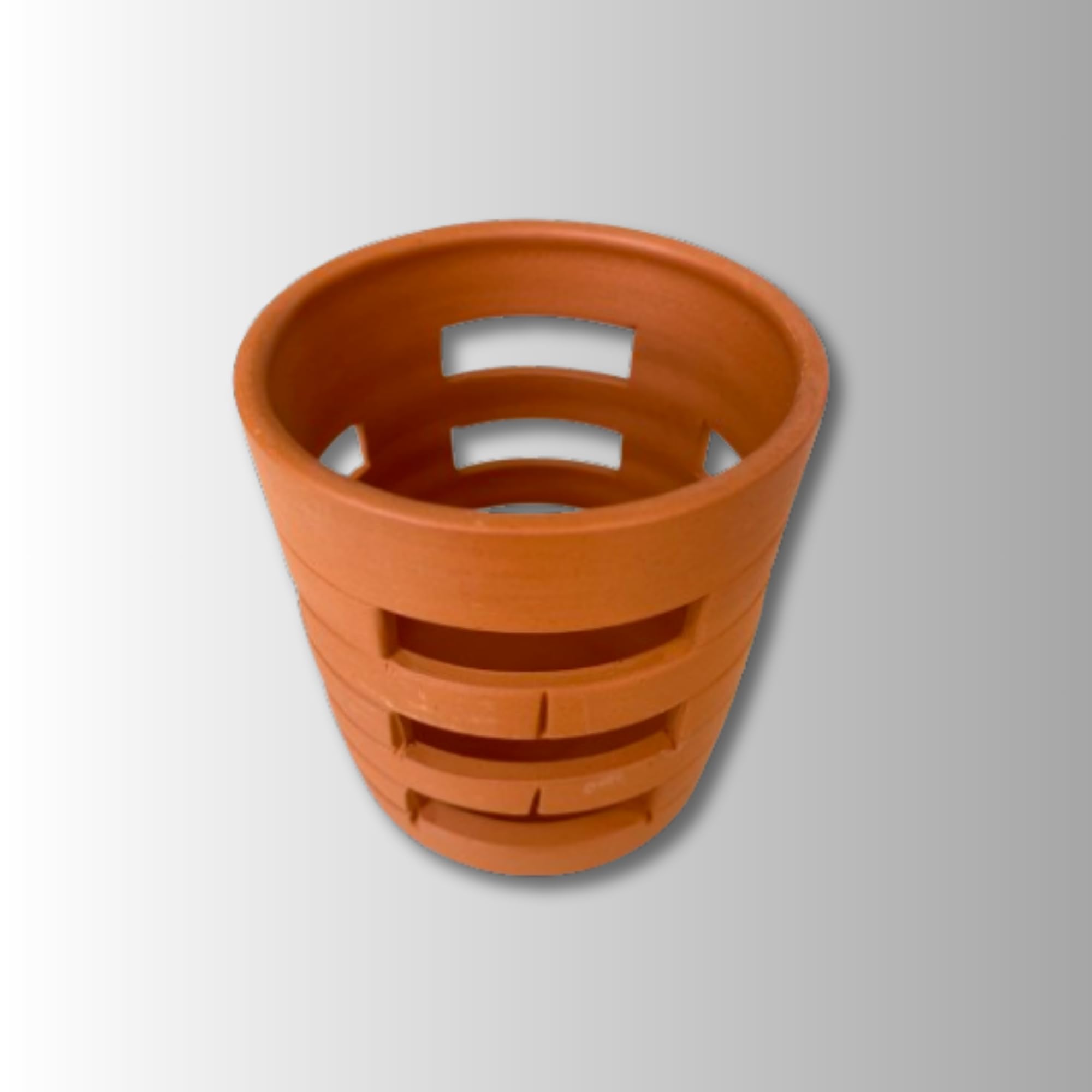 Bluebox Street Artisanal Clay Multi-Purpose Holder/Organizer in Brown: Elegant Organizer for Toothbrushes, Pens, and Pencils, Ideal for Gifting