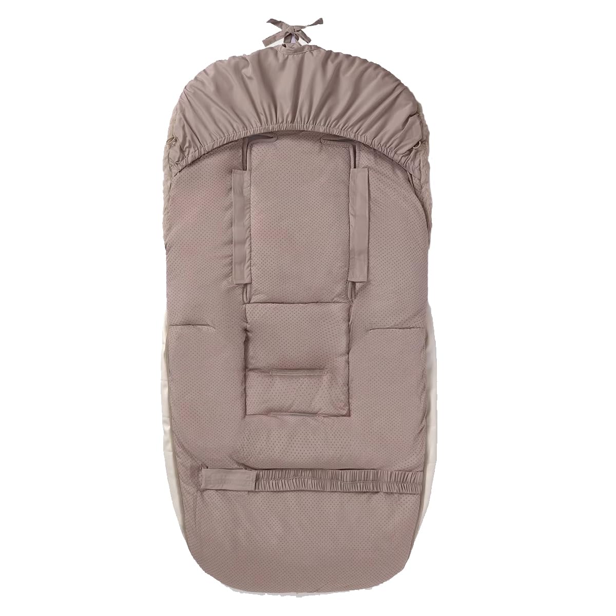 Mayoral - Saco de silla bebé Universal - Envolvente y Suave, diseñado para bebés Desde Nacimiento polipiel, mod. 19385 (Crudo)