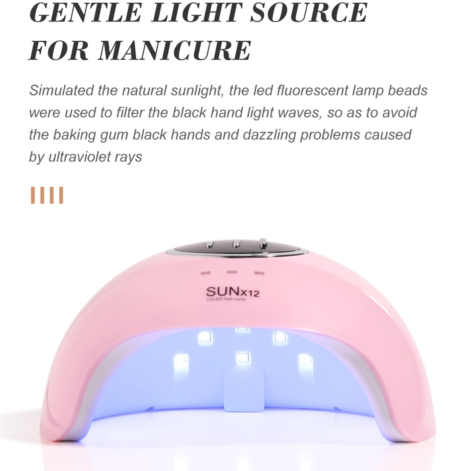ZYC 54w Led UV Nail Lamp Gel Lacquer Dryer Gelpolish Curing Light Sun UV Manicure Lamps Led Nail Art Lamp Nail Equipment