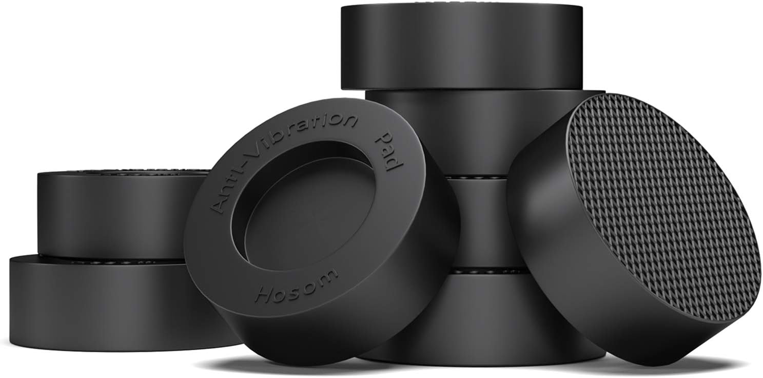 HOSOM 8 Packs Anti Vibration Pads for Washing Machine, Heavy Duty