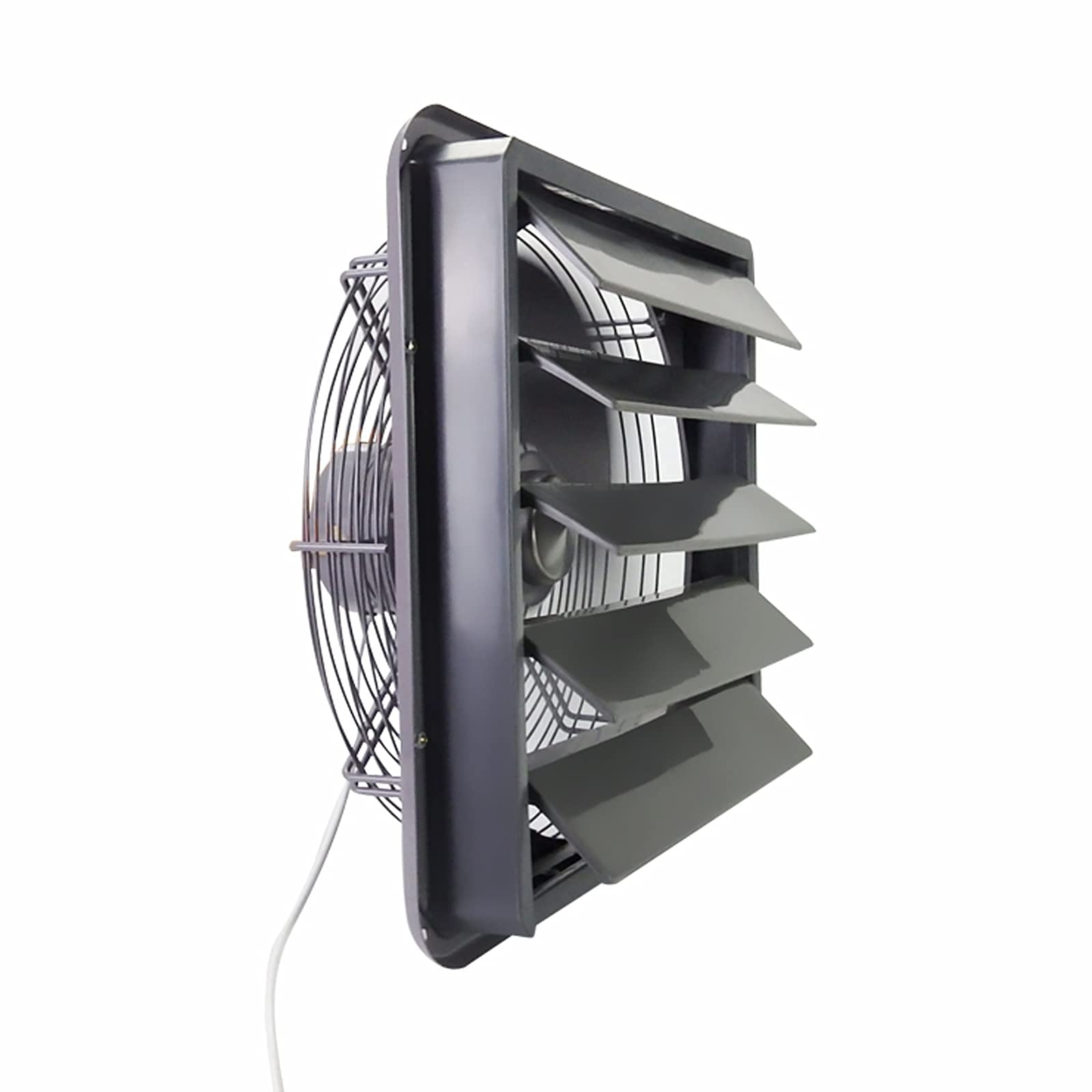 Buy Exhaust Fan Louvered Wall Window Ventilating Fan 12" Powerful