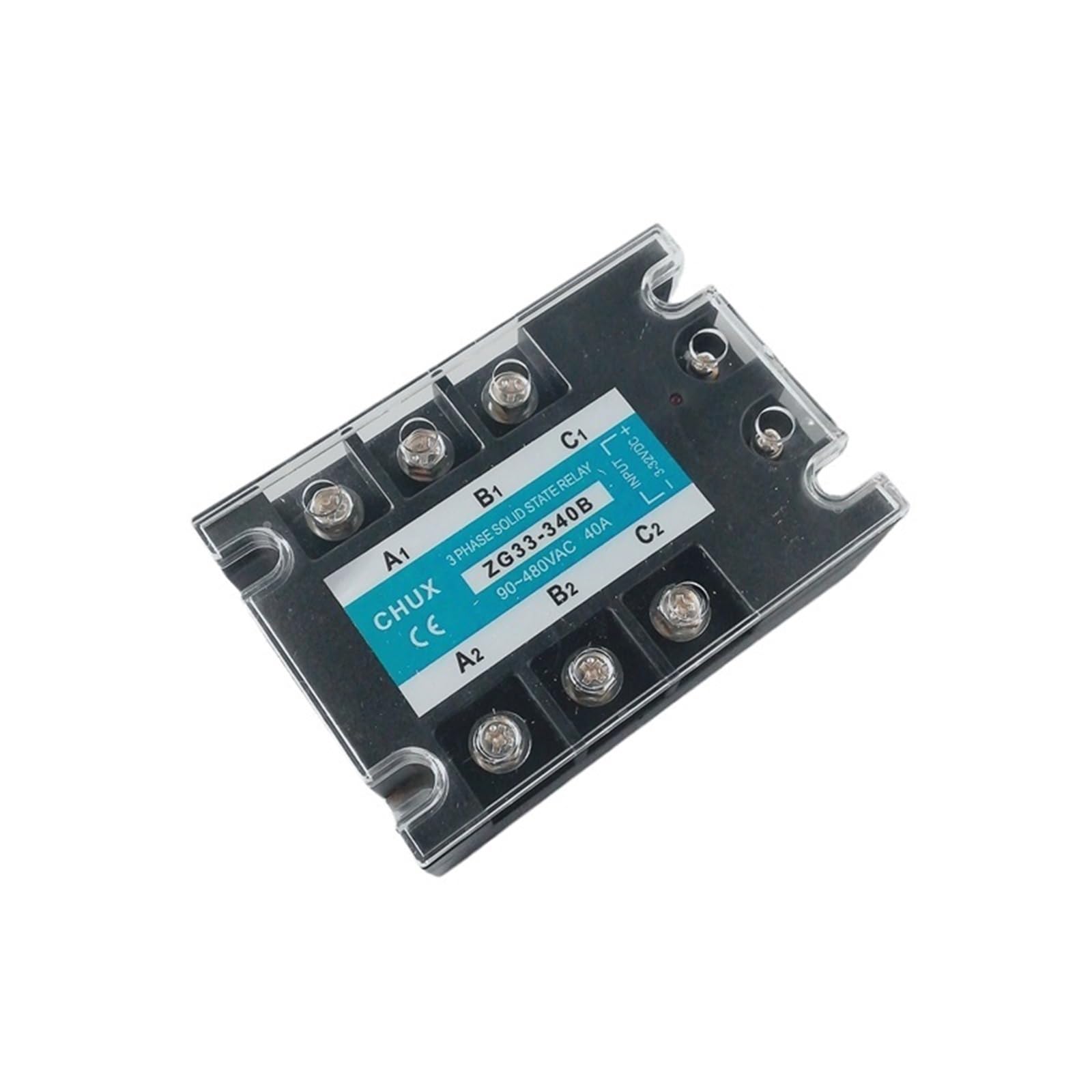 Módulo de estado sólido 40a Control de CC Ac Relé de estado sólido trifásico Ssr 40a Relé Ssr40 Da (zg33-340b)