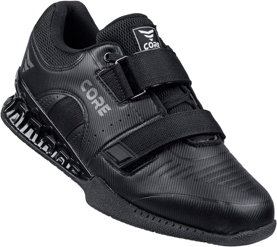 Weight Lifting Shoes Force Black, Powerlifting & Bodybuilding Shoes, Squat Shoes
