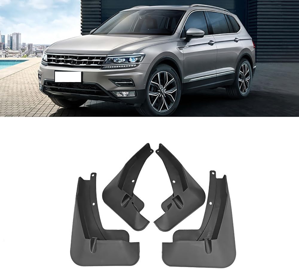 WeiYH No Drill Mud Flaps for Car Front Rear Wheel for Tiguan L 2017-2020
