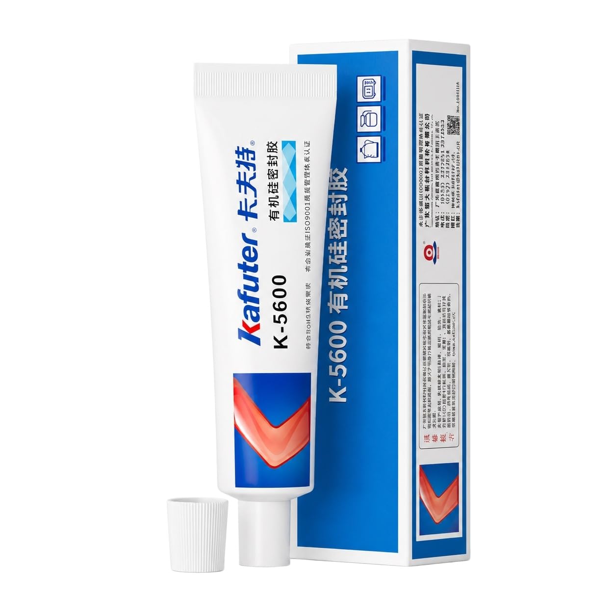 VIDOO Kafuter K-5600 Lebensmittelsicherer Silikonkleber Ungiftig Hochtemperatur Küchengeräte-Reparaturkleber Silikonkleber für Wasserkocher Teekannen - 300ml