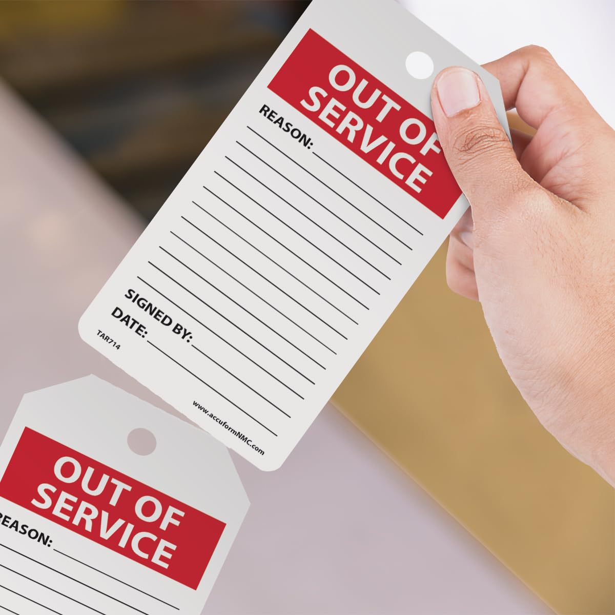Lockout Tagout Tags - By The Roll -3