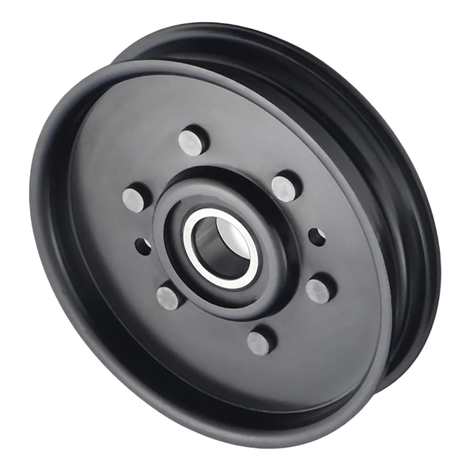 Polea tensora Plana for cortacésped N, diseñada for Adaptarse a Varios Modelos, incluida la compatibilidad con los números de Pieza AM37249 y AM107468. Reemplazo de polea de cortacésped