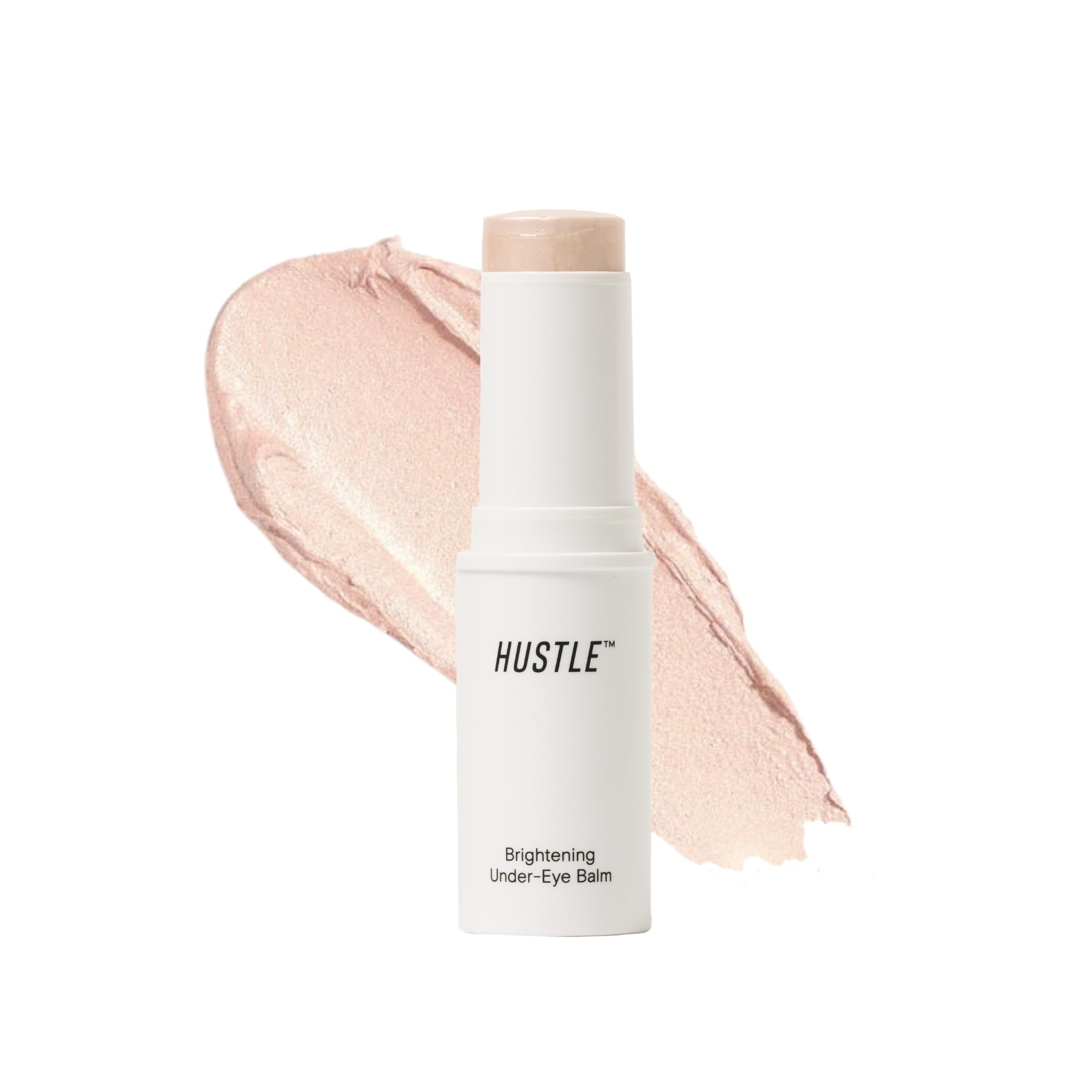 HustleBeauty Brightening Under-Eye Balm – Instant Cooling, Caffeine-Infused, Hydrating Eye Balm for Puffiness, Dark Circles, and a Refreshed Glow, For All Skin Types