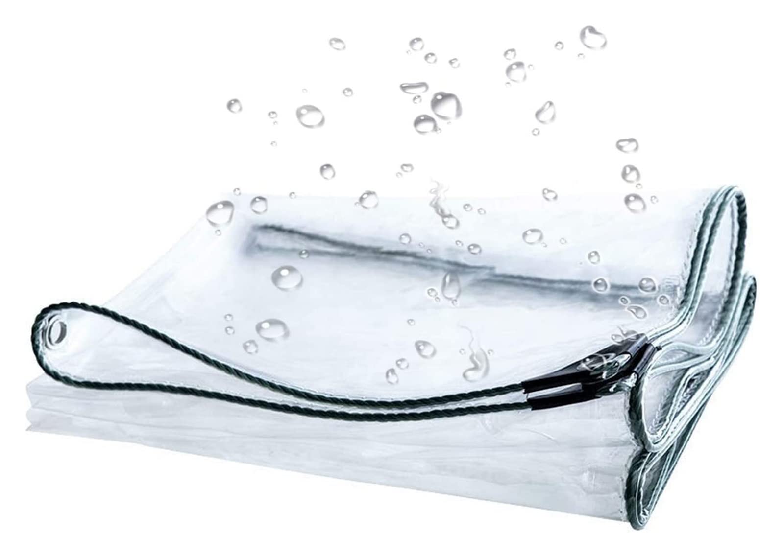 Lona transparente impermeable de 0.5 mm para proteger terrazas