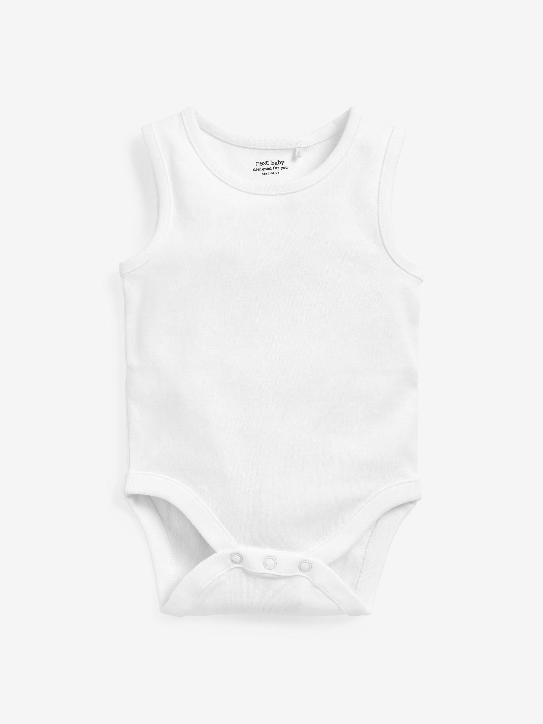 NEXT Bébé Débardeur pour bébé 100% coton, lot de 10 Blanc Newborn