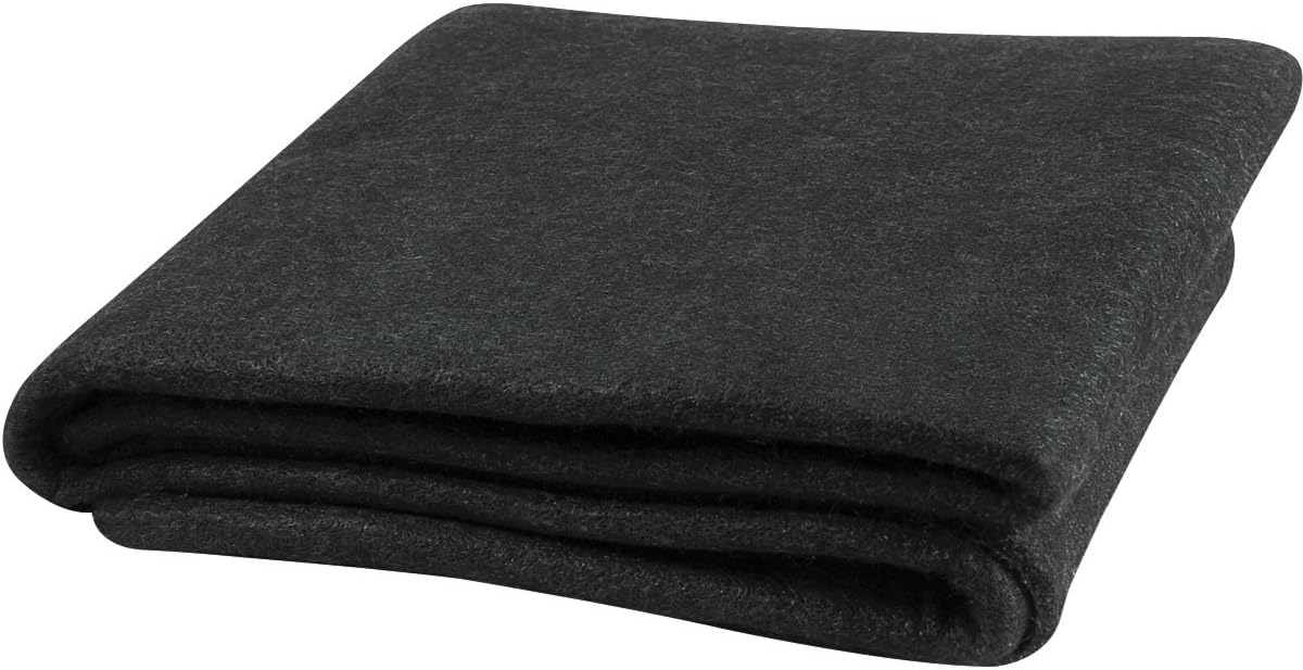 Steiner 316-4X6 Velvet Shield 16 oz Black Carbonized Fiber Welding Blanket, 4' x 6'