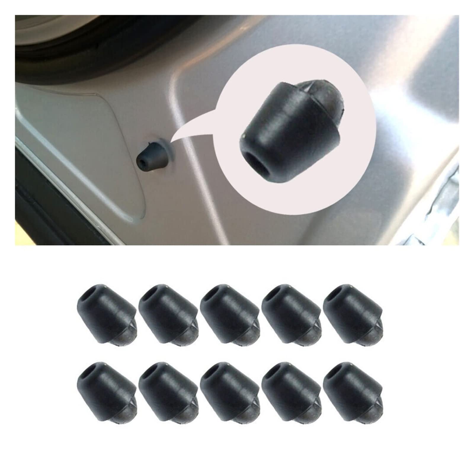 YFcaiheng 10 stuks Bumper Deur Rubber Stopper FIT for Hyundai KIA K3 K4 K5 Auto Deur Dempers Buffer Pad Cover rubber Shock Nummer 8219128010
