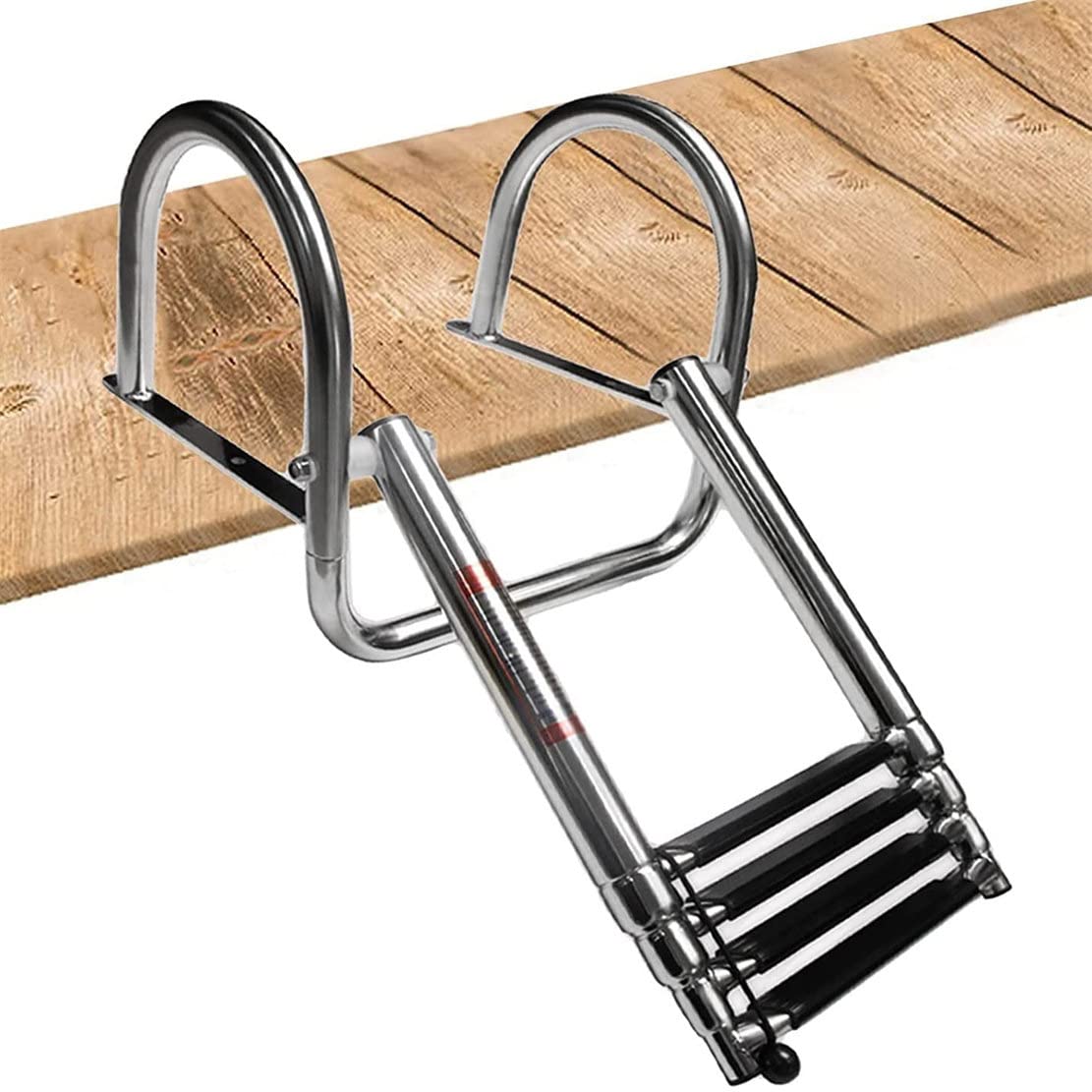 Échelle de bateau pliable 4 marches pour remonter à bord sans effort