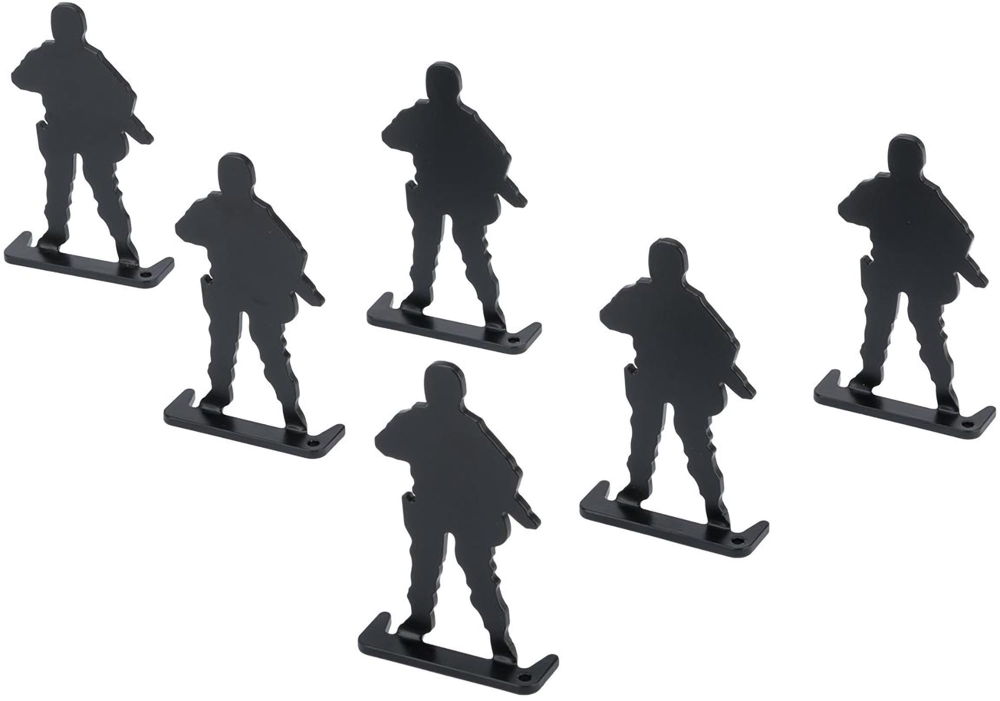 Evike Airguns - Big Bang Steel Target for Airguns (Model: Standing Soldier Popper 6-Pack)