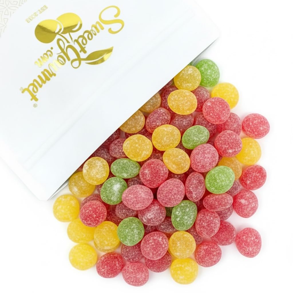 SweetGourmet Sanded Root Beer Drops, Old-Fashioned Hard Candy, Bold Classic Flavor, Sugar-Coated, 3 Pound Bulk Bag